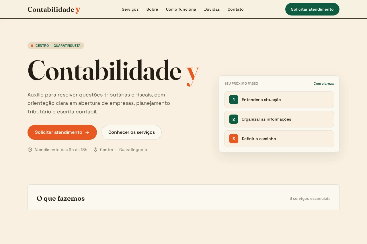 Capa do site Contabilidade y — Contabilidade